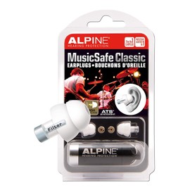 Alpine Hearing Protection MusicSafe Earplugs Classic