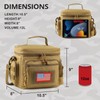 ATRIPACK Lunch Box for Men, Tactical Lunch Bag MOLLE Webbing
