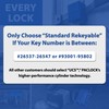 PACLOCK's 88-Series Shrouded Trailer Coupler Lock, Standard Rekeyable (SR), One