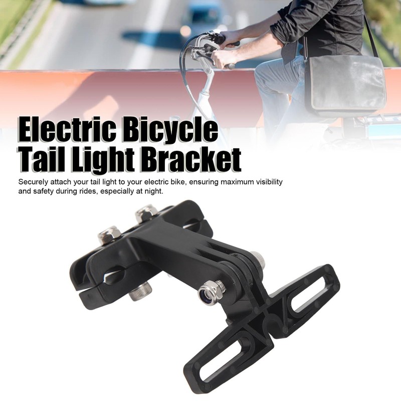 Electric Bicycle Tail Light Mount Bracket Bright Tail Light Holder
