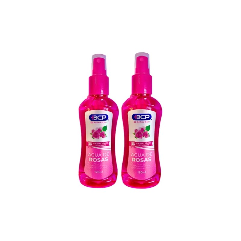 2 Tónicos Té Verde Aloe Vera / Agua De Rosas