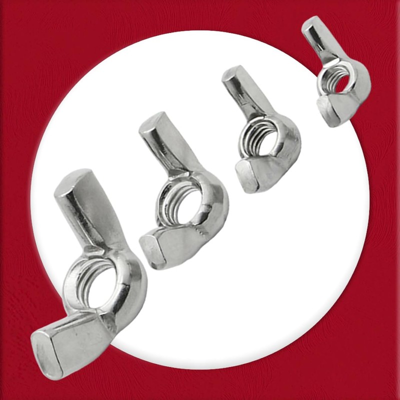 M5 Wing Nuts Marine Grade in A4 Stainless Steel 316