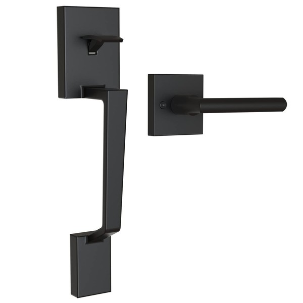 Ohuhu Front Door Handle, Heavy Duty Upgraded Front Door Lock