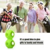 GVRGO Golf Ball Holder - Portable Storage for 2 Golf