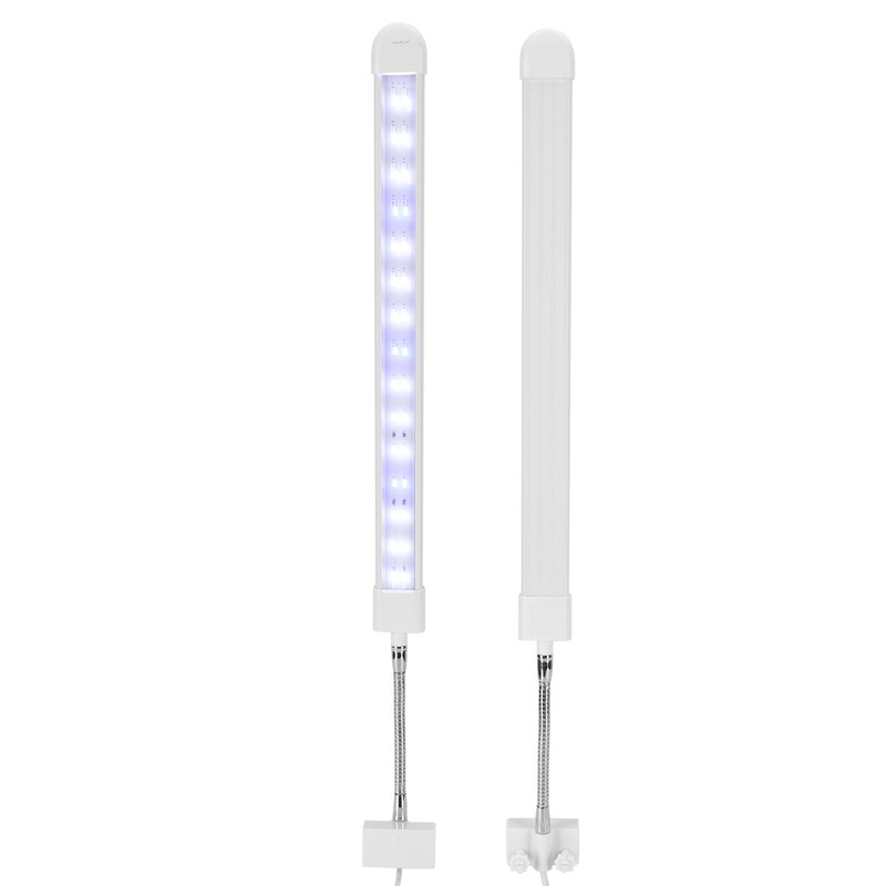 Fish Tank Clip on Light Aquarium Clamp Lamp with White