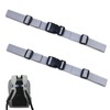 FuninCrea 2 Pair Adjustable Backpack Chest Strap, 2.5cm Backpack Pack