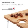 Tirrinia Portable Wine Picnic Table, Ideal Wine Gift for Women