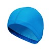CENZICOM Man Women Pure Color Nylon Spandex Fabric Swim Cap