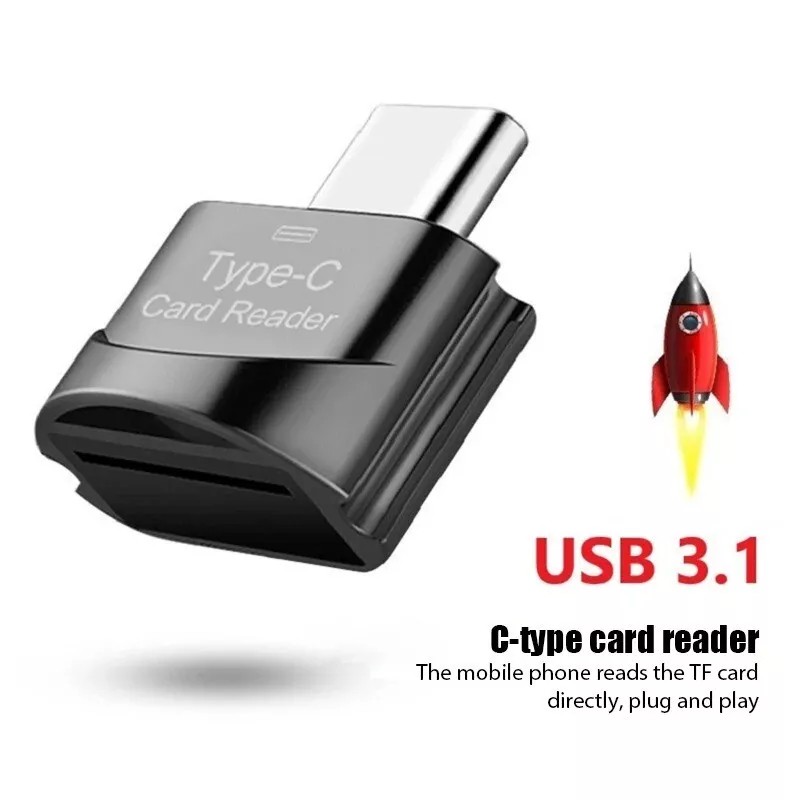 Universal USB-C To Micro SD Memory Card Reader TF Adapter