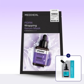 Mediheal Wrapping Serum Mask PDRN, 10 sheets, 1 piece 메디힐 랩핑 세럼마스크 피디알엔, 10매, 1개