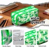 Large Capacity Pencil Case Pouch 3 Compartments Pen Bag for