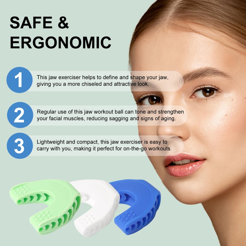 Jaw Trainer Jaw Fitness Ball for Men and Women