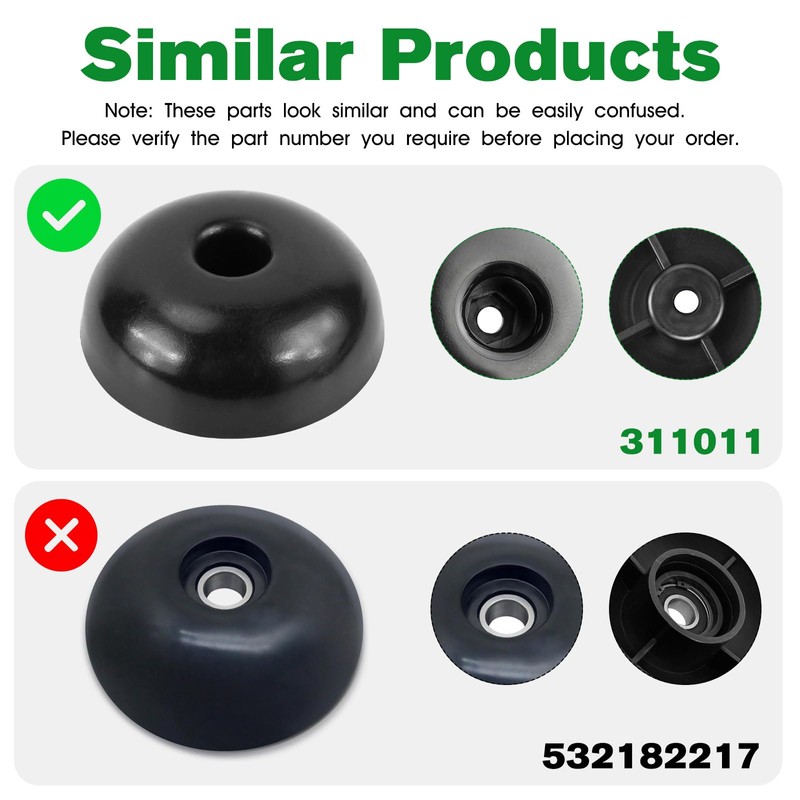RO6G 311011 Walk Behind String Trimmer Mower Head Mow Ball,