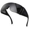 Totority Safety Goggles - Black Adjustable Protective Eyewear for Industrial