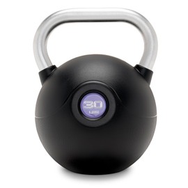 Marcy PU Coated Strength Training Kettlebell - 30 LB - MCKB-030-PURPLE