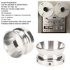 Polished Aluminium NAB Hub Adapters 10 Inch Opener Universal Loading