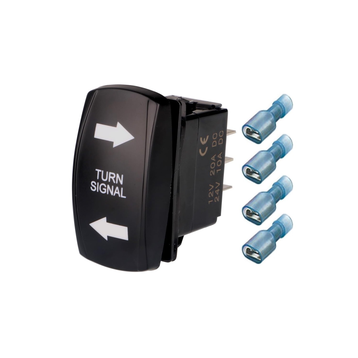 Gebildet Indicator Switch Blue 4Pin On Off On Rocker Switch Laser ...