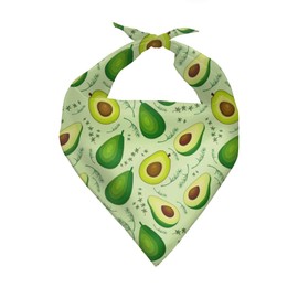 Forchrinse Avocado Pattern Dog Cat Bandana Triangle Pet Scarf Adjustable Kerchief Pet Bib Pet Costume Accessories Decoration for Puppy Dog