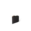 Square Card Coin Purse, black x etaupe