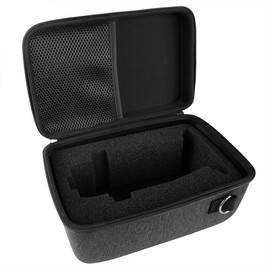 Geekria for Creators Microphone Case with Foam Compatible with Blue 1967 Yeti Pro, Blue Yeti, Hard Shell Mic Carrying Case, Travel Protective Bag with Cable Storage (Dark Grey)