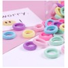 FEIFEI'S BOW 100 Mini Multicolor Hair Ponios Endless Elastics Bobbles