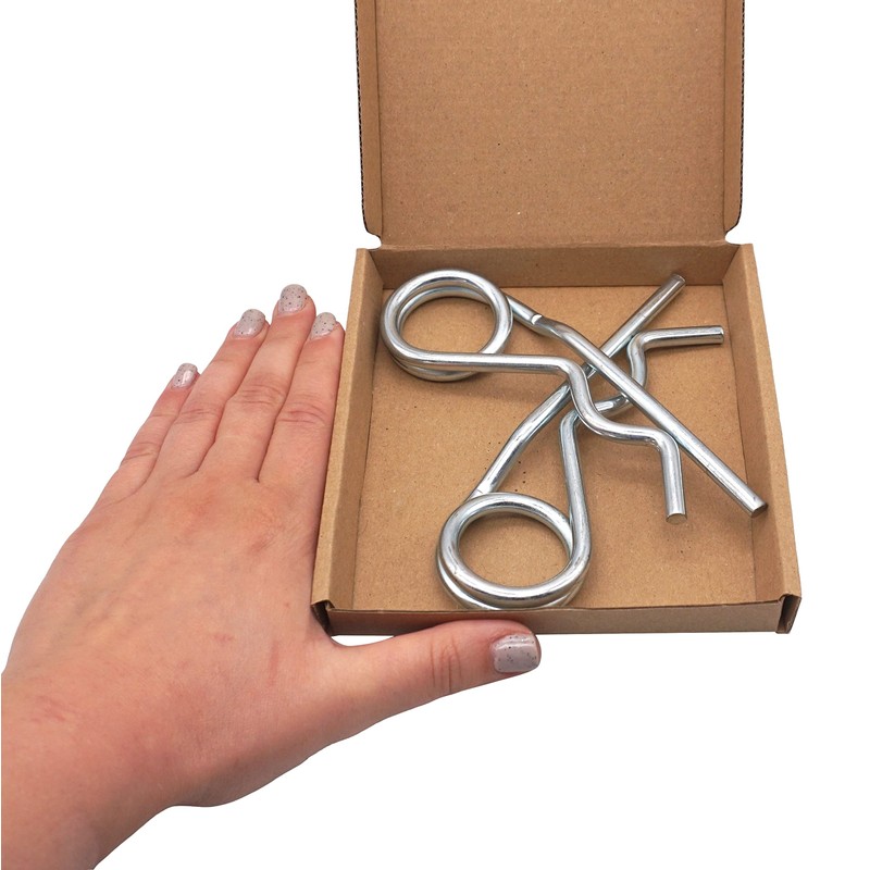 SKIR'CO (Pack of 2) 6mm Galvanised Steel Spring Cotter Pins