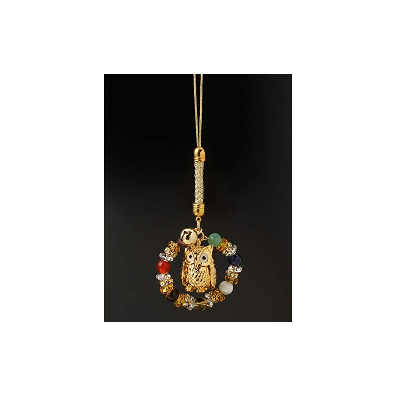 High Rich Power Stone Accessory, Gold, Total Length: Approx. 4.7
