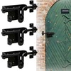 Heavy Duty Slide Bolt Gate Latch for Wooden Fence, 2