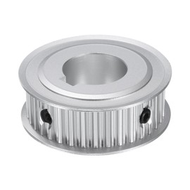 uxcell 5M-36T-1B Timing Belt Pulley 1" Bore, 36 Teeth Aluminum Alloy Synchronous Wheel with Keyway, Pitch 5mm Tooth for 15mm Width Belt