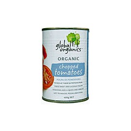 Global Organics Chopped Tomato Organic 400g