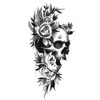EROSPA® Temporary Tattoo Sheet / Sticker - Skull Roses -
