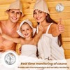 Tomedeks 2-in-1 Sauna Thermometer Hygrometer Especially Precise Sauna Thermometer Automatic