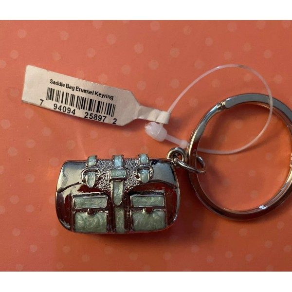 Bombay Duck NWT! Bombay Duck SADDLE BAG Purse Enamel Keyring