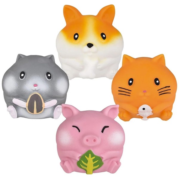 Set of All 4 Marshmallow Animal Stress Balls - Ultra