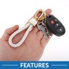A ABSOPRO Car Keychain Universal Key Chain with Ring for