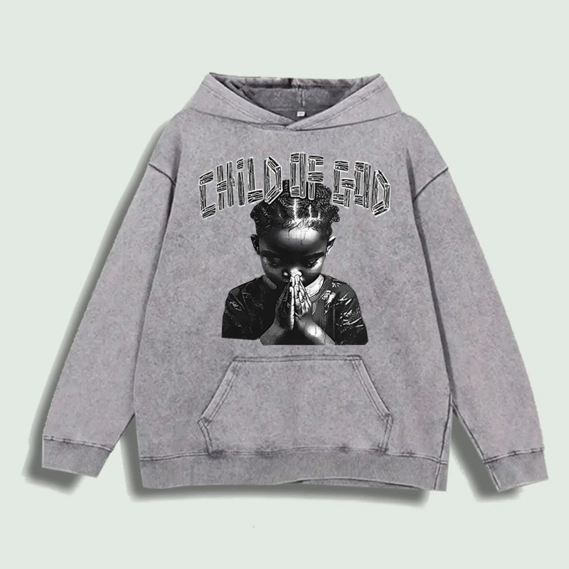 Child of God Graphic Hoodie 100% Cotton US Warehouse 6