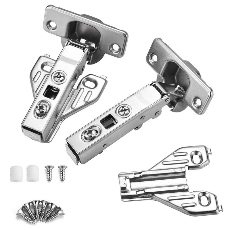 Luokim 2pcs Soft Closing Clip On Face Frame Mounting Cabinet