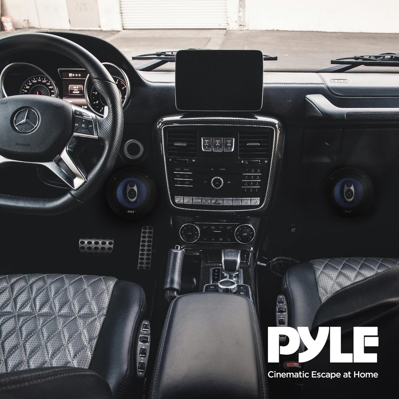 4 New Pyle PL63BL 6.5" 720 Watt 3-Way Car Audio