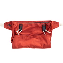 Roo Gardening Apron with Pockets & Harvesting, Picking Pouch - Adjustable, Water-resistant, Washable Canvas Cotton