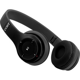 Coby - Auriculares Bluetooth | Auriculares inalámbricos con micrófono Integrado, Llamadas Manos Libres, Auriculares Bluetooth Plegables sobre la Oreja para un fácil Almacenamiento, hasta 5 Horas de