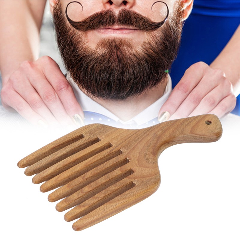 Wooden Comb Sandalwood Prevent Static Scalp Massage Coarse Teeth Hair