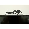 Acrylic Whippet/Greyhound Silhouette Ornaments, Racing dogs.