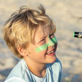 Sun Zapper Zinc Oxide Sunscreen Stick Green SPF 50+ Water Resistant for Face & Body, Adults, Kids (0.42 Oz, 12g) Broad Spectrum Sun Block, Made in Australia