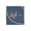 Sterntaler Emmilius Hooded Bath Towel 80 x 80 cm Blue