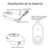 Timbre Inalámbrico Impermeable Con Luz Led 1 Transmiso 1 Rec