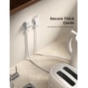 Lamicall 8 Pack Cord Organizer - Spring Cable Management Clips
