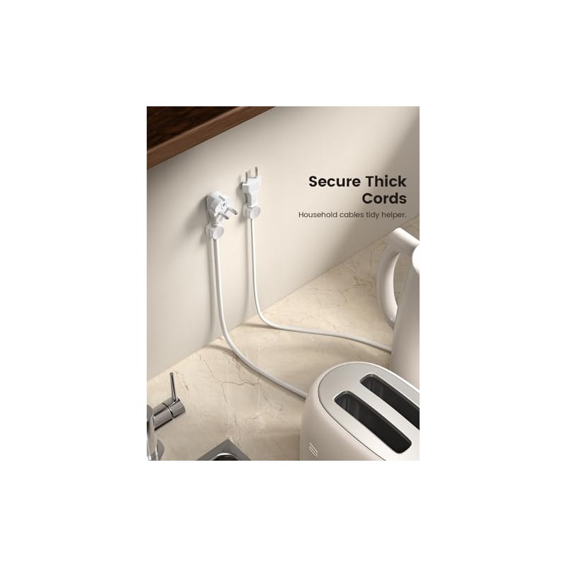 Lamicall 8 Pack Cord Organizer - Spring Cable Management Clips