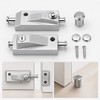 Spring Floor Door Latch Lock for Revolving Doors - Stainless