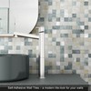 VAOVI Peel and Stick Self-Adhesive Marble Mosaic Wall Tile Backsplash