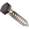 National Hardware N179-150 V858S Lag Screws in Black, 6 pack